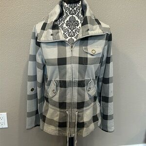 Self Esteem Blk/gray/ Plaid Jacket Coat~large